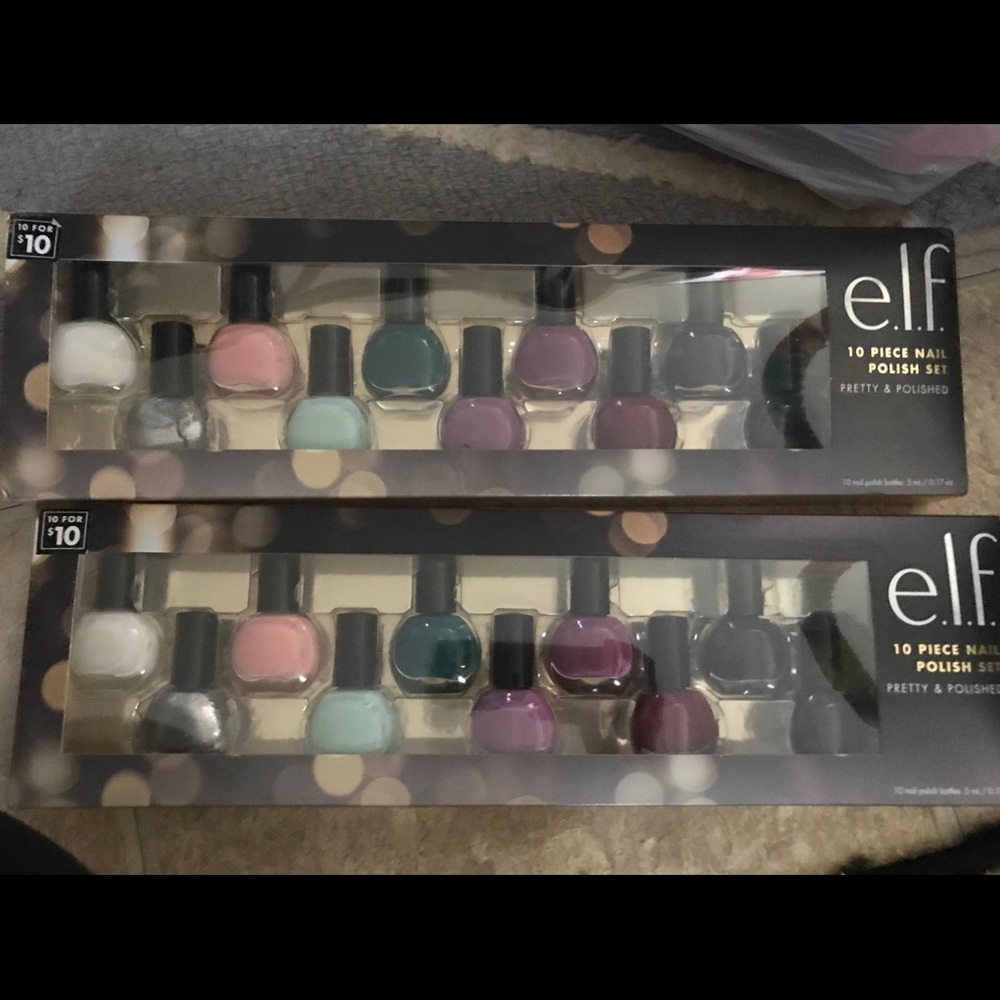Elf nail polishes